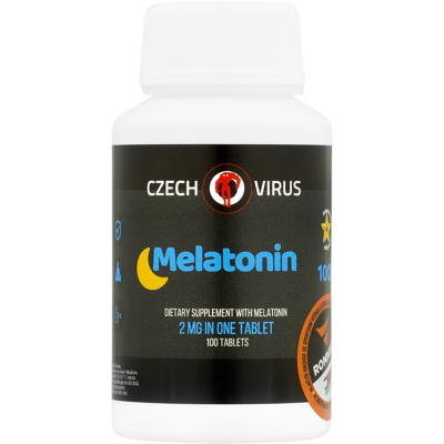 Czech Virus Melatonin 200 tablet - Podpora spánku Czech Virus Melatonin 200 tablet - Podpora spánku