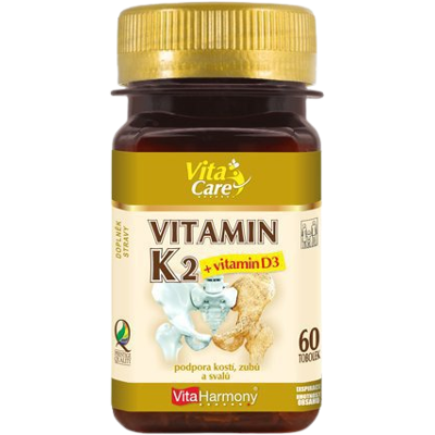 VitaHarmony Vitamin K2 60 kapslí - Doplněk stravy VitaHarmony Vitamin K2 60 kapslí - Doplněk stravy
