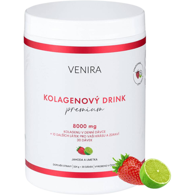 Venira Premium Kolagenový nápoj Jahoda a Limetka - Kolagenový nápoj Venira Premium Kolagenový nápoj Jahoda a Limetka - Kolagenový nápoj
