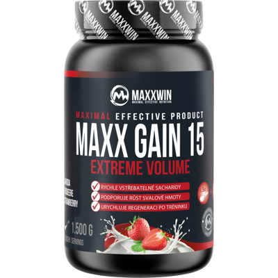MAXXWIN Maxx gain 15 jahoda 1500 g MAXXWIN Maxx gain 15 jahoda 1500 g
