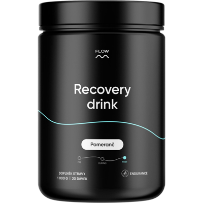 FLOW Recovery drink pomeranč 1000 g FLOW Recovery drink pomeranč 1000 g