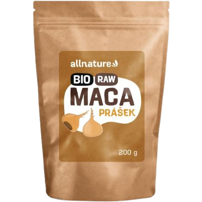 ALLNATURE Maca prášek BIO, RAW 200 g ALLNATURE Maca prášek BIO, RAW 200 g