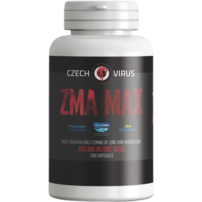 Czech Virus ZMA Max 100 kapslí - Doplněk stravy pro sportovce Czech Virus ZMA Max 100 kapslí - Doplněk stravy pro sportovce