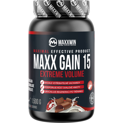 MAXXWIN Maxx gain 15 čokoláda 1500 g MAXXWIN Maxx gain 15 čokoláda 1500 g