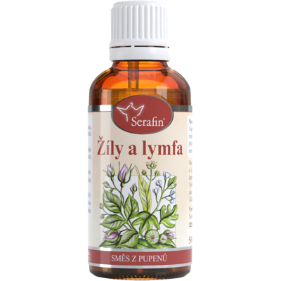 SERAFIN Žíly a lymfa - tinktura ze směsi pupenů 50 ml SERAFIN Žíly a lymfa - tinktura ze směsi pupenů 50 ml