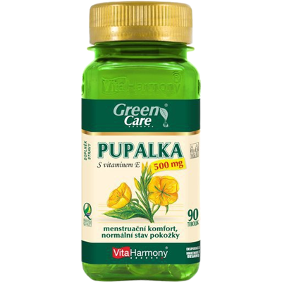 VITAHARMONY Pupalka s vitaminem E 500 mg 90 tobolek VITAHARMONY Pupalka s vitaminem E 500 mg 90 tobolek