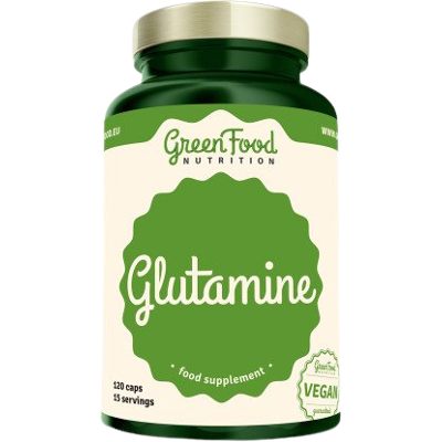 GREENFOOD NUTRITION Glutamin 120 kapslí GREENFOOD NUTRITION Glutamin 120 kapslí