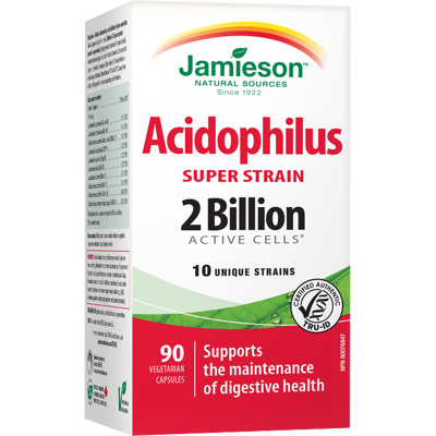 Jamieson Vitamins Acidophilus Super Kmen 2 Miliardy - Vitamíny Jamieson Vitamins Acidophilus Super Kmen 2 Miliardy - Vitamíny