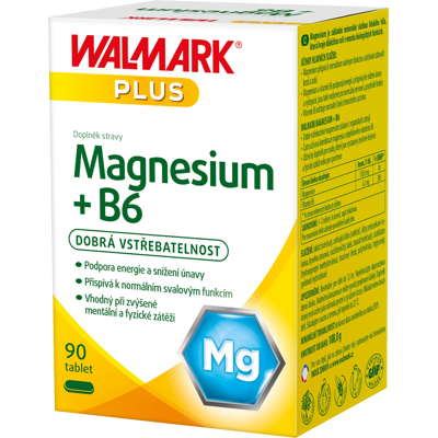 Walmark Magnesium + B6 - Podpora fyzické a duševní vitality Walmark Magnesium + B6 - Podpora fyzické a duševní vitality