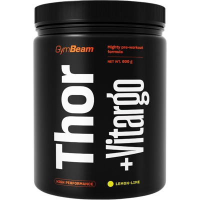 GYMBEAM Thor Fuel+Vitargo lemon lime 600 g GYMBEAM Thor Fuel+Vitargo lemon lime 600 g