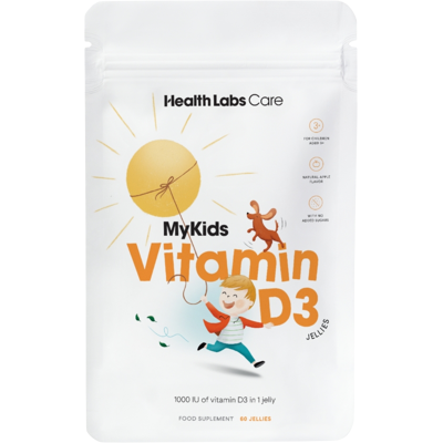 HEALTH LABS CARE My Kids Vitamin D3 - želé bonbony bez přidaného cukru 60 ks HEALTH LABS CARE My Kids Vitamin D3 - želé bonbony bez přidaného cukru 60 ks