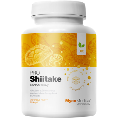 MycoMedica - Shiitake PRO - 90 kapslí - Doplněk stravy MycoMedica - Shiitake PRO - 90 kapslí - Doplněk stravy