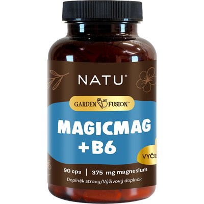 NATU Garden Fusion, Hořčík bisglycinát (magnesium) + vitamin B6 90 kapslí 90 kapslí NATU Garden Fusion, Hořčík bisglycinát (magnesium) + vitamin B6 90 kapslí 90 kapslí