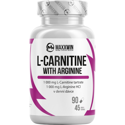 MAXXWIN L-carnitine arginine 90 kapslí MAXXWIN L-carnitine arginine 90 kapslí