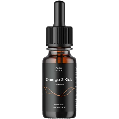 FLOW Omega 3 Kids Lemon Oil 24 g FLOW Omega 3 Kids Lemon Oil 24 g