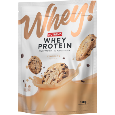 NUTREND Whey Protein, cookies 390 g NUTREND Whey Protein, cookies 390 g