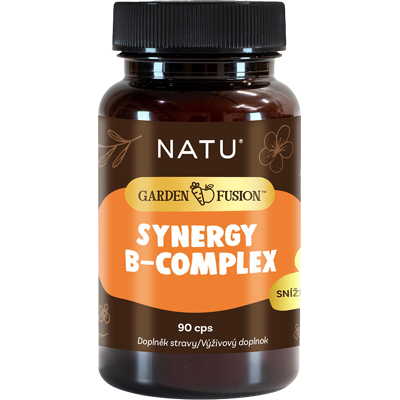 NATU Garden Fusion, Synergy B-Complex+cholin 90 kapslí NATU Garden Fusion, Synergy B-Complex+cholin 90 kapslí