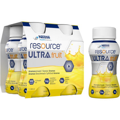 RESOURCE Ultra Fruit High Protein příchuť Ananas por.sol. 4 x 200 ml RESOURCE Ultra Fruit High Protein příchuť Ananas por.sol. 4 x 200 ml