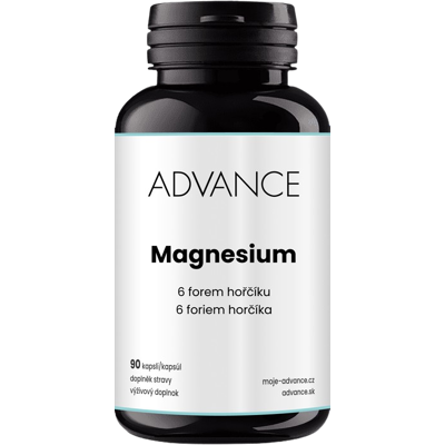ADVANCE Magnesium - 6 forem hořčíku 90 kapslí ADVANCE Magnesium - 6 forem hořčíku 90 kapslí