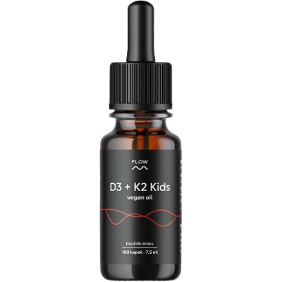 FLOW D3 + K2 Kids Vegan Oil 7.5 ml FLOW D3 + K2 Kids Vegan Oil 7.5 ml