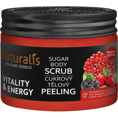 NATURALIS Cukrový tělový peeling Vitality & Energy 250 g NATURALIS Cukrový tělový peeling Vitality & Energy 250 g