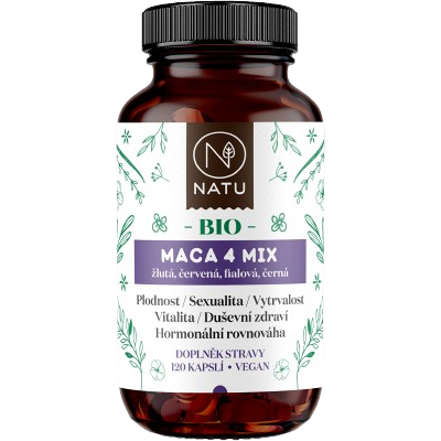 NATU Maca 4 Mix BIO - Doplnky stravy NATU Maca 4 Mix BIO - Doplnky stravy