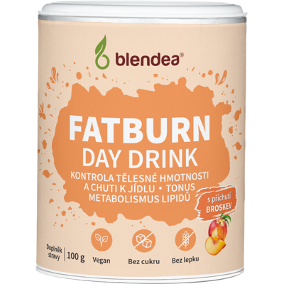 BLENDEA Fatburn Day Drink broskev 100 g BLENDEA Fatburn Day Drink broskev 100 g