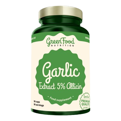 GREENFOOD NUTRITION Garlic Extract 90 kapslí GREENFOOD NUTRITION Garlic Extract 90 kapslí