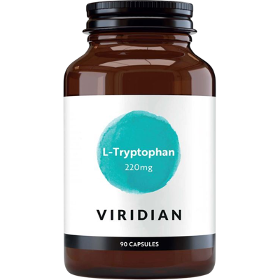 Viridian L-Tryptophan 220mg Veganské Kapsle - Doplněk Viridian L-Tryptophan 220mg Veganské Kapsle - Doplněk