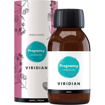 Viridian Organické Těhotenské Omega Olej - s DHA - 200ml - Doplňky stravy pro těhotenství a kojení Viridian Organické Těhotenské Omega Olej - s DHA - 200ml - Doplňky stravy pro těhotenství a kojení