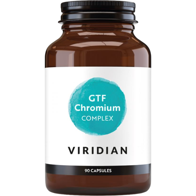Viridian Chromový komplex - Veganský, Kosher - 90 Veg kapslí - Podpora krevního cukru Viridian Chromový komplex - Veganský, Kosher - 90 Veg kapslí - Podpora krevního cukru