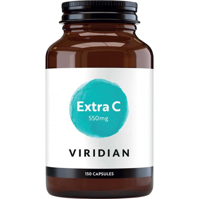 Viridian Extra C 550 mg Veganský Vitamin C - Doplňky stravy Viridian Extra C 550 mg Veganský Vitamin C - Doplňky stravy