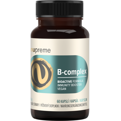 Nupreme B – Komplexy Bioaktivní 60 kapslí - Doplněk stravy Nupreme B – Komplexy Bioaktivní 60 kapslí - Doplněk stravy