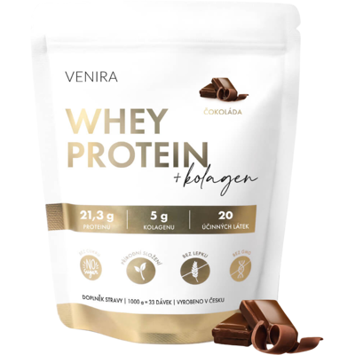 Venira Vysoce Kvalitní Čokoládový Syrovátkový Protein - Sport & Fitness Venira Vysoce Kvalitní Čokoládový Syrovátkový Protein - Sport & Fitness