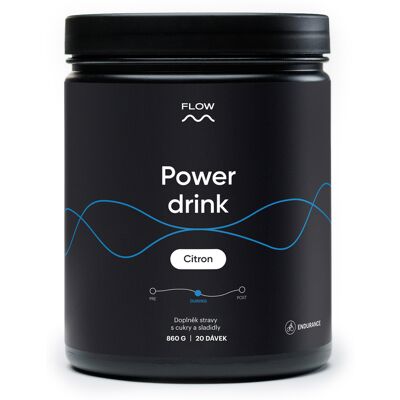 FLOW Power drink 2.0 - Citron 860 g FLOW Power drink 2.0 - Citron 860 g