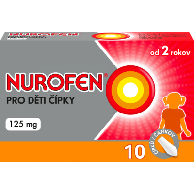 NUROFEN pro děti 125 mg čípky NUROFEN pro děti 125 mg čípky
