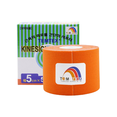 TEMTEX kinesio tape Classic, oranžová tejpovací páska 5cm x 5m TEMTEX kinesio tape Classic, oranžová tejpovací páska 5cm x 5m
