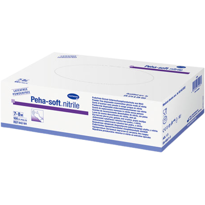 HARTMANN Rukavice Peha-Soft nitrile pudru 100 ks HARTMANN Rukavice Peha-Soft nitrile pudru 100 ks