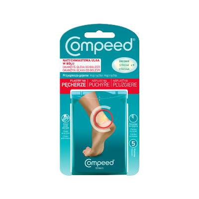 COMPEED Náplast na puchýře střední 5 ks COMPEED Náplast na puchýře střední 5 ks