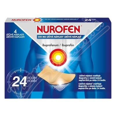 Nurofen 200 mg Léčivá náplast - Úleva od bolesti Nurofen 200 mg Léčivá náplast - Úleva od bolesti