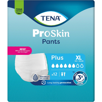 TENA Pants Plus vel.XL, 12 ks TENA Pants Plus vel.XL, 12 ks