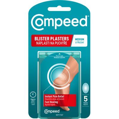 COMPEED Náplast na puchýře střední 5 ks COMPEED Náplast na puchýře střední 5 ks
