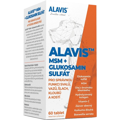 Alavis MSM Sulfát glukosaminu 60 tablet Alavis MSM Sulfát glukosaminu 60 tablet