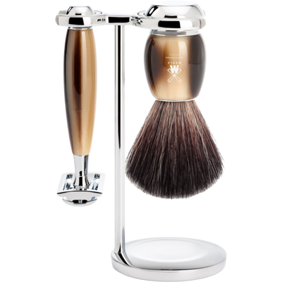 MÜHLE VIVO Shaving Set - Black Fibre MÜHLE VIVO Shaving Set - Black Fibre