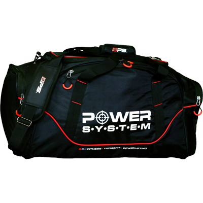 POWER SYSTEM Gym Bag Magna černá-červená POWER SYSTEM Gym Bag Magna černá-červená