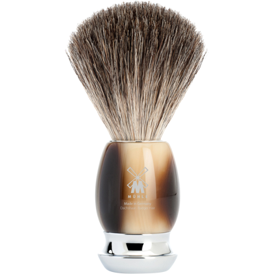 MÜHLE Střední štětka na holení VIVO z jezevčích štětin (pure badger, imitace rohoviny) MÜHLE Střední štětka na holení VIVO z jezevčích štětin (pure badger, imitace rohoviny)