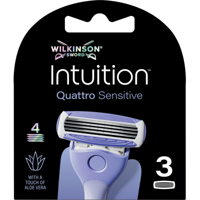 WILKINSON SWORD Intuition Quattro Sensitive Náhradní hlavice 3 ks WILKINSON SWORD Intuition Quattro Sensitive Náhradní hlavice 3 ks