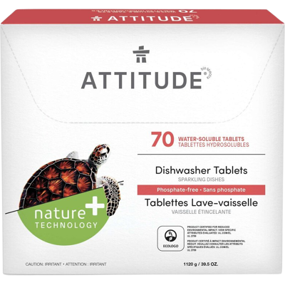 ATTITUDE Tablety do myčky bez fosfátů 70 ks ATTITUDE Tablety do myčky bez fosfátů 70 ks