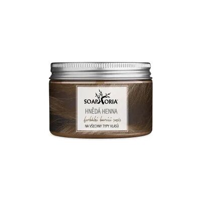 Soaphoria Bylinná barvící směs na vlasy z henny - hnědá Soaphoria Bylinná barvící směs na vlasy z henny - hnědá