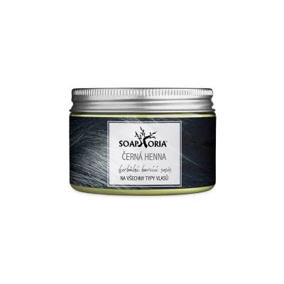 Soaphoria Bylinná barvící směs na vlasy z henny - černá Soaphoria Bylinná barvící směs na vlasy z henny - černá